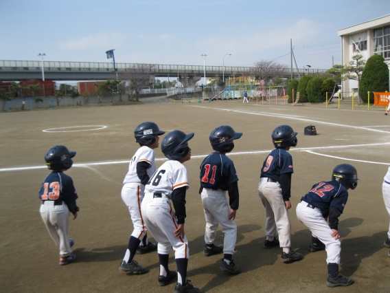 3月１７日（日）　トス合同チーム　柳島リトルタイガース戦