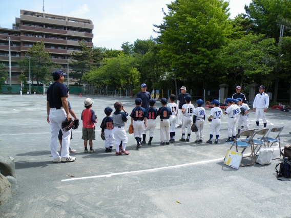 ５月１９日（日）トスチーム　練習試合　鶴嶺ストロングボーイズ戦